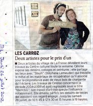 Centre Culturel Arts et Expression aux Carroz - 2012
